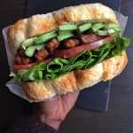 Veganes Tempeh Sandwich